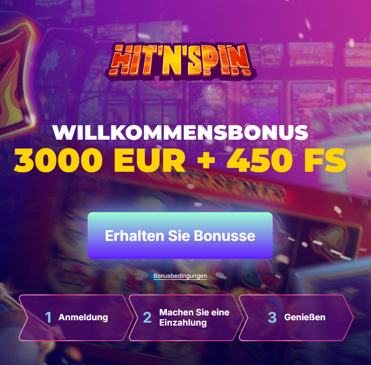 Hit'n'Spin Casino ist eine lizenzierte und regulierte Website mit einer benutzerfreundlichen