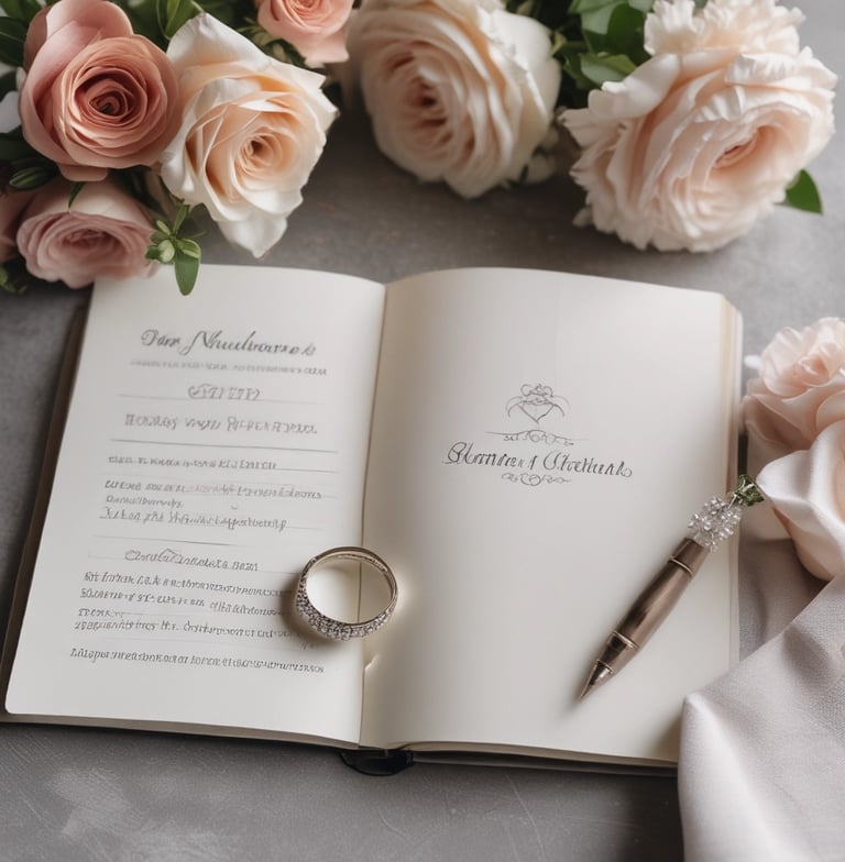 a wedding ring with a ring ring and a wedding ring