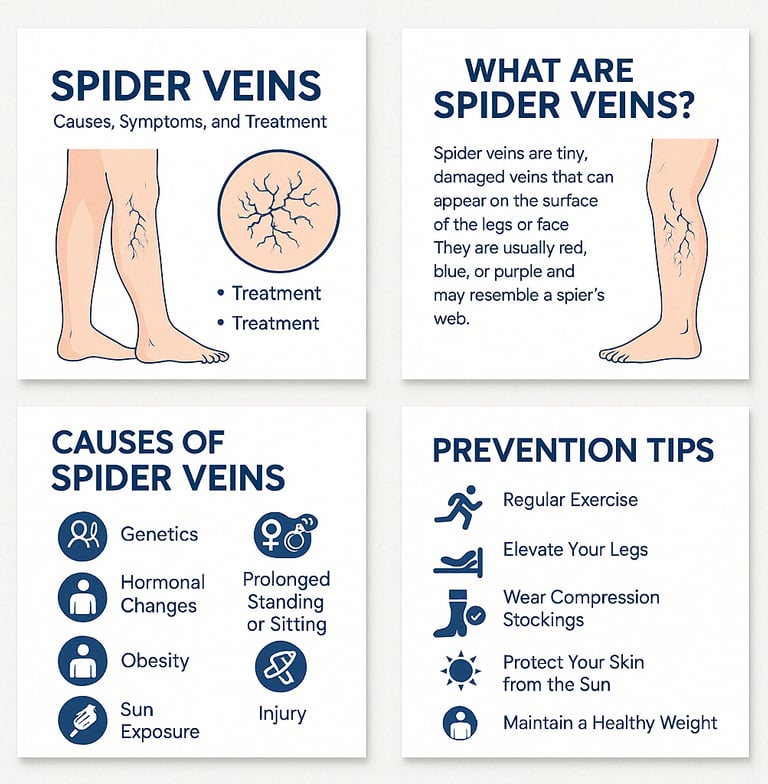 Spider vein causes - Dr. Omar Hamdallah