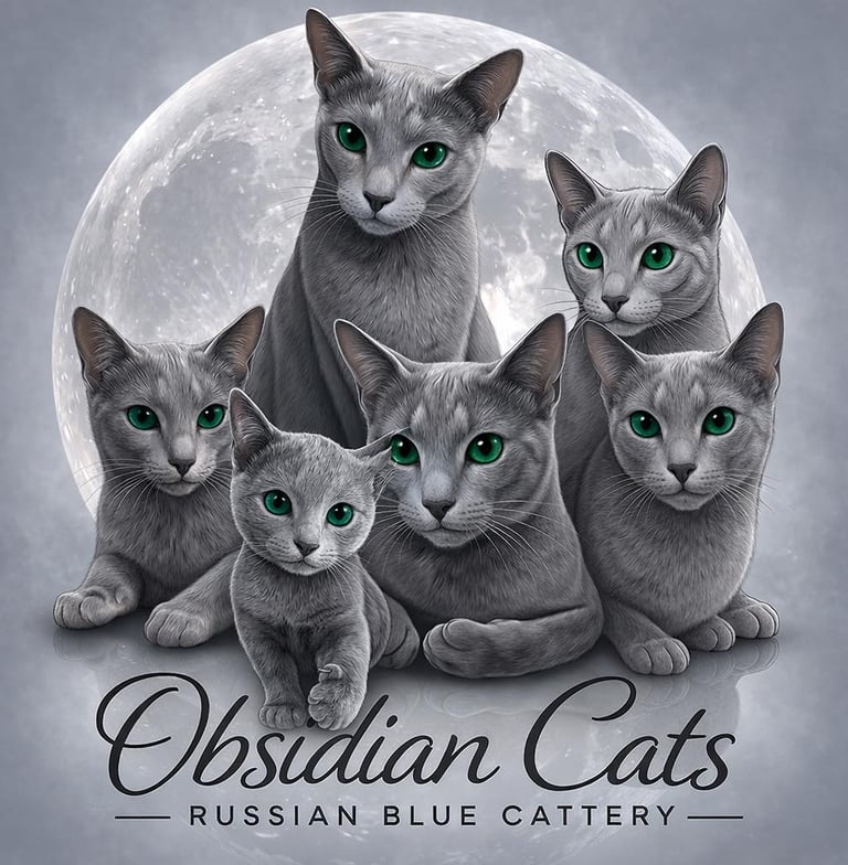 chatterie Obsidian cats Logo
