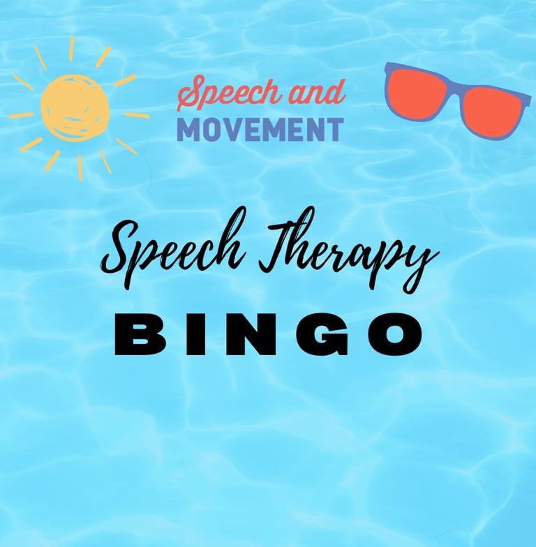 summer speech therapy activities to improve articulation, language, and social skills