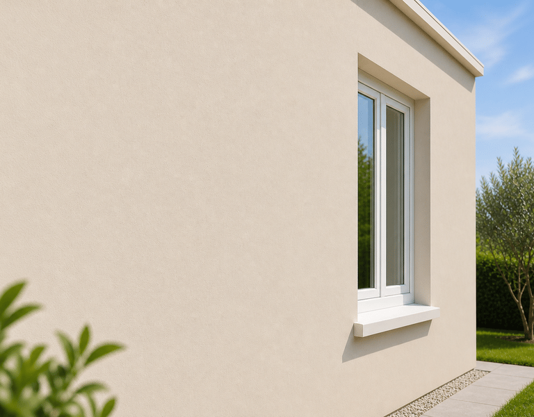 Enduit de façade extérieur – finition lisse et durable