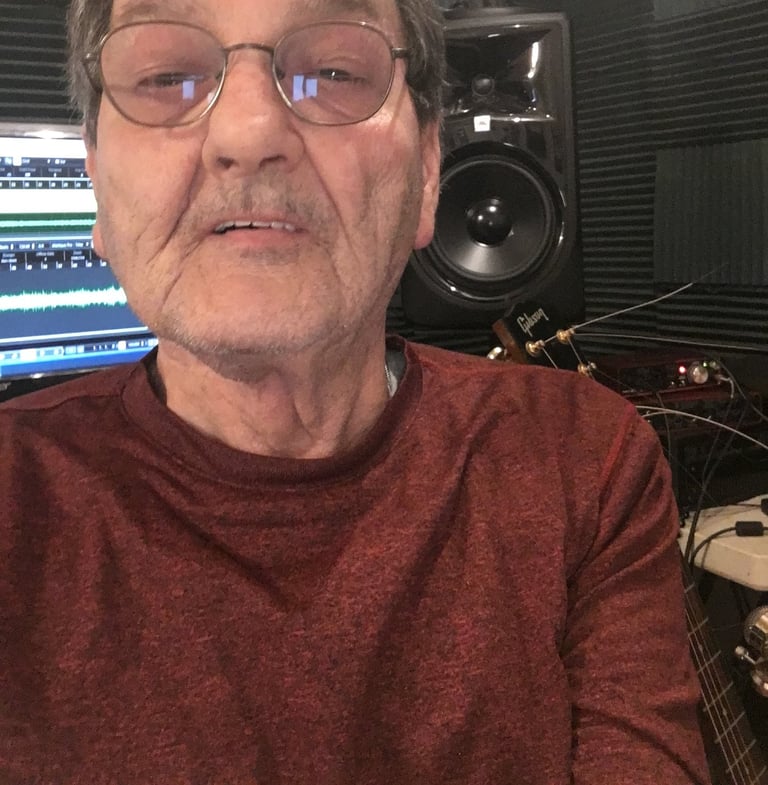 Me recording cancer healing music