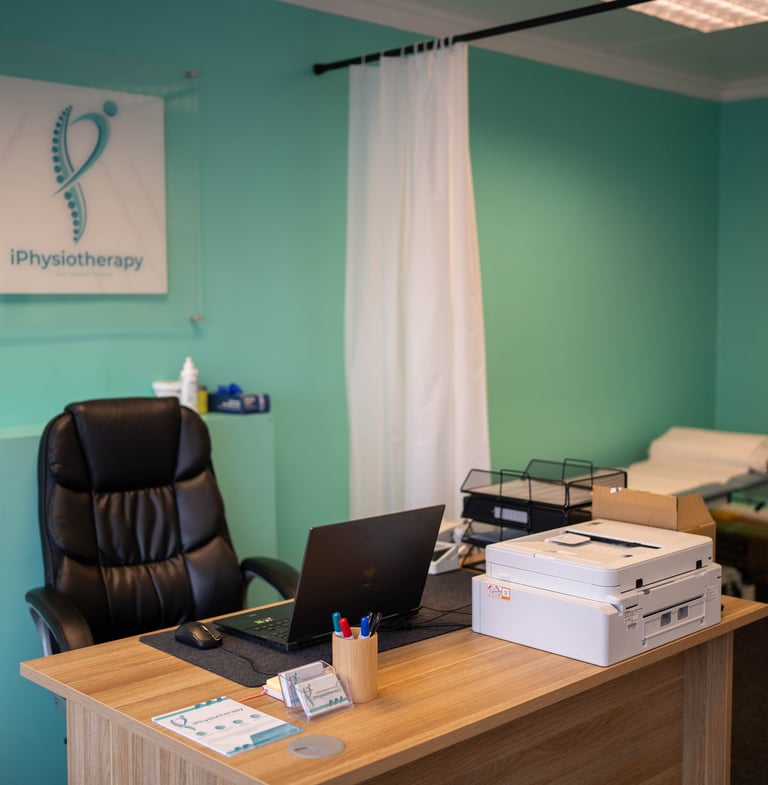 Treatment room at iPhysiotherapy