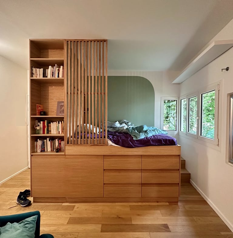 projet pasteur de carmela iannibelli architecte, Montreuil, appartement 30m2