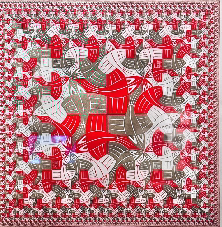 Square limit, 1964 Woodcut ©16mag