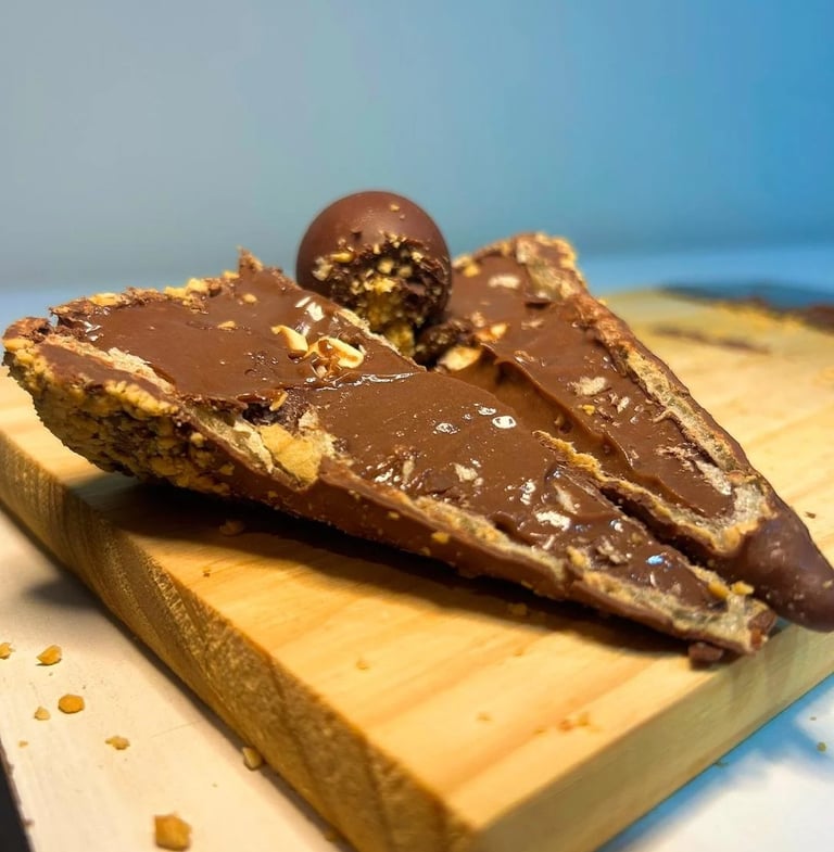 Cone recheado sabor ferrero rocher