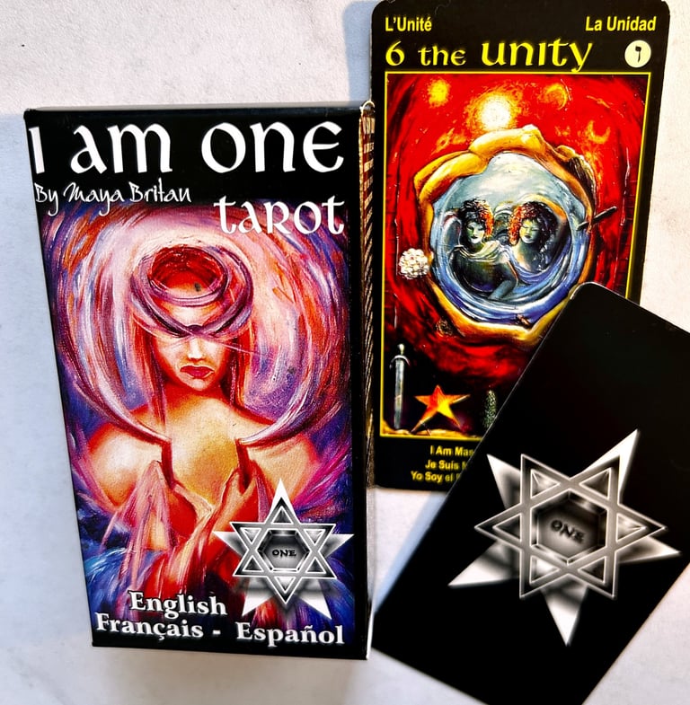 Tarot deck of cards I Am One Unity tarot card number 6