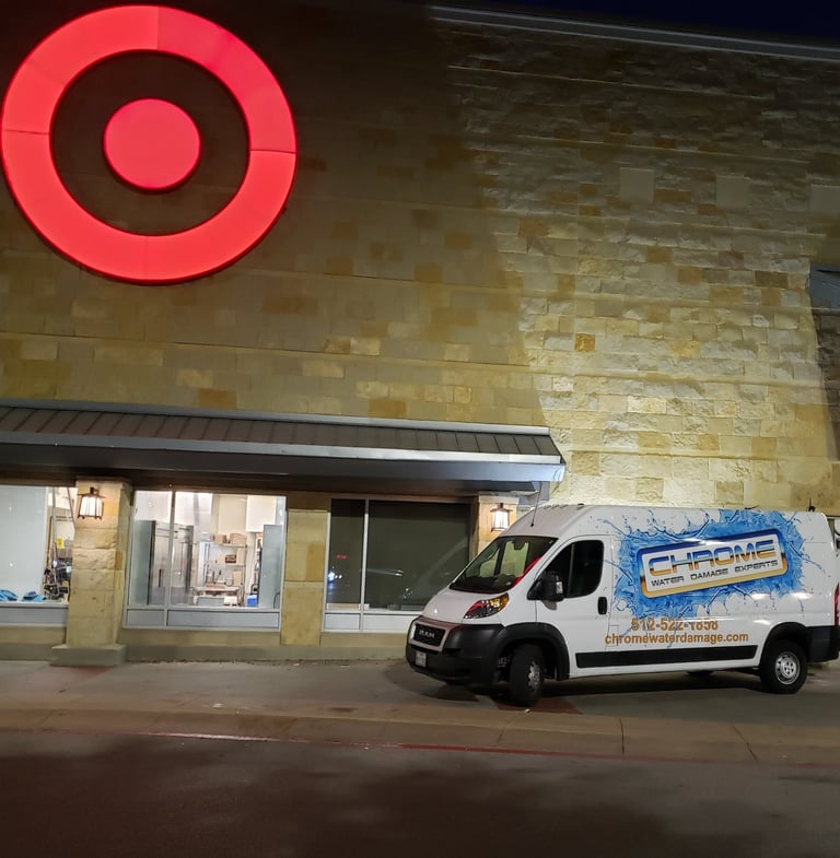 Commercial Water Damage Restoration at target business