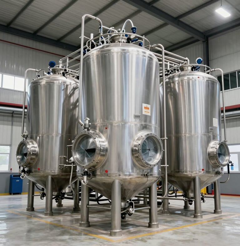ethanol fermentation tanks