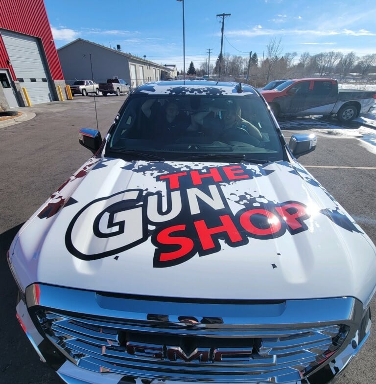 Vehicle Wrap—The Gun Shop