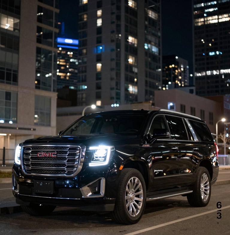 Luxury gmc yukon Denali SUV VIREMONT CHAUFFUER  Toronto