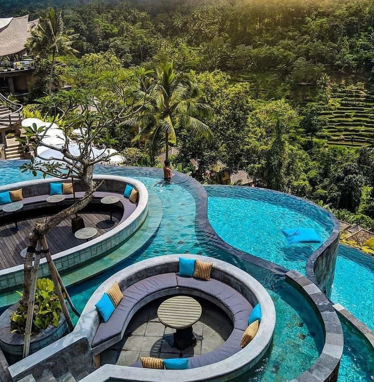 bali green swimming pool