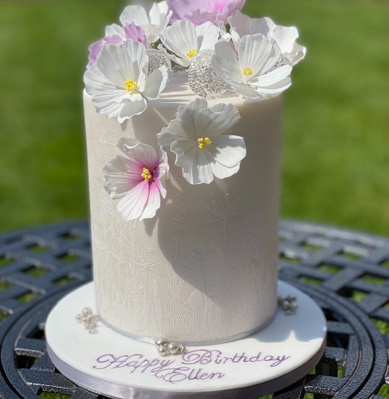 Celebration Cake Sugar Flowers