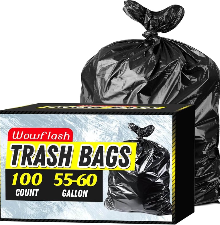 100 Count 55-60 Gallon Trash Bags