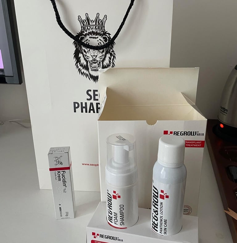 hair transplant potions post operation