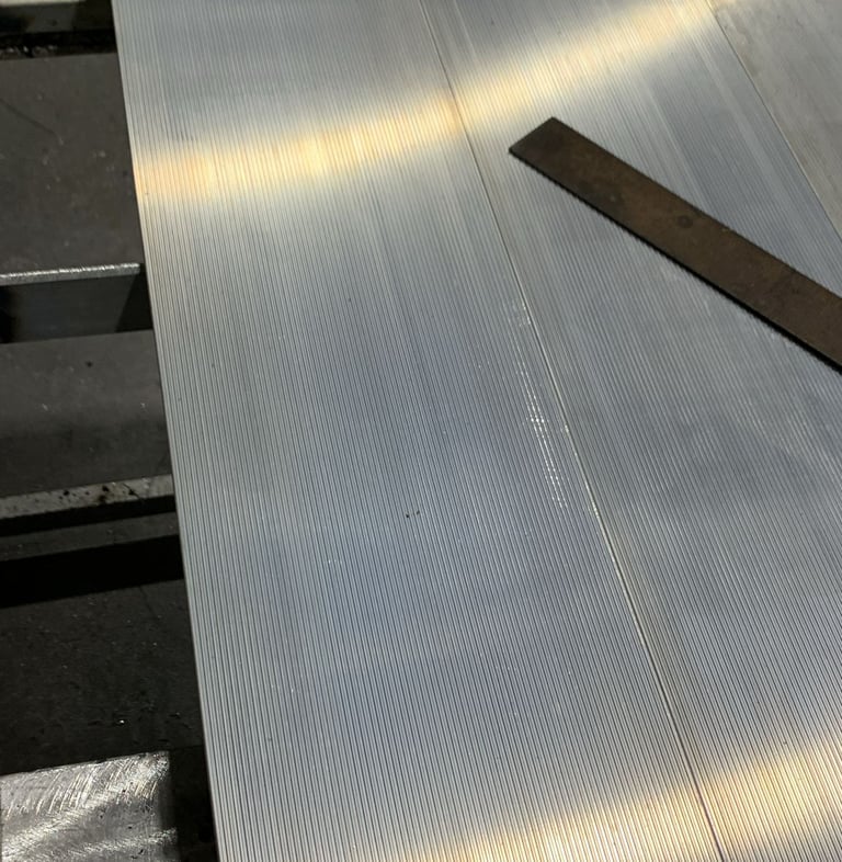 aluminium plank 25 mm dikte