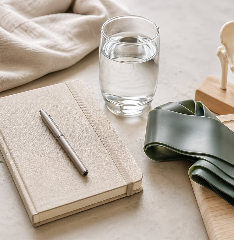 Hypnotherapy used alongside physiotherapy and medical rehabilitation care.