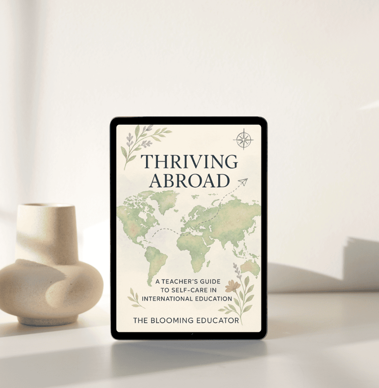 Thriving Abroad book cover mockup