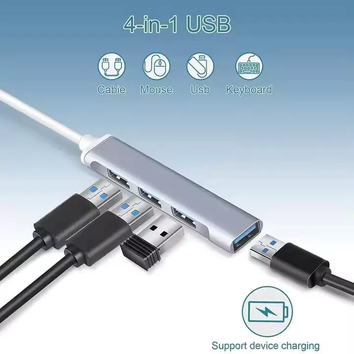 Adaptador Multidivisor de 4 Portas Para Macbook Pro PC Laptop