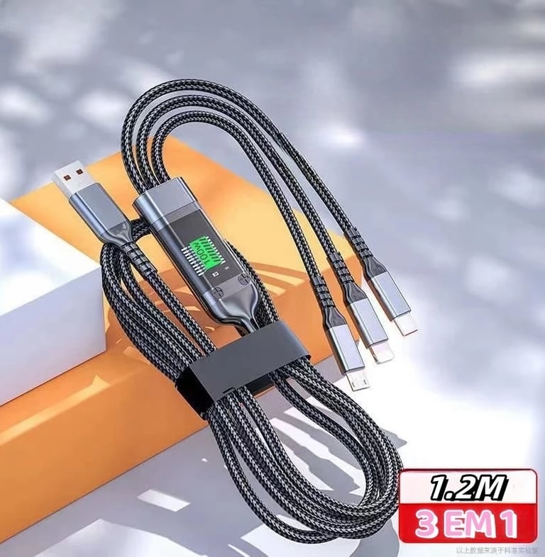 Cabo De Carregamento 3 em 1