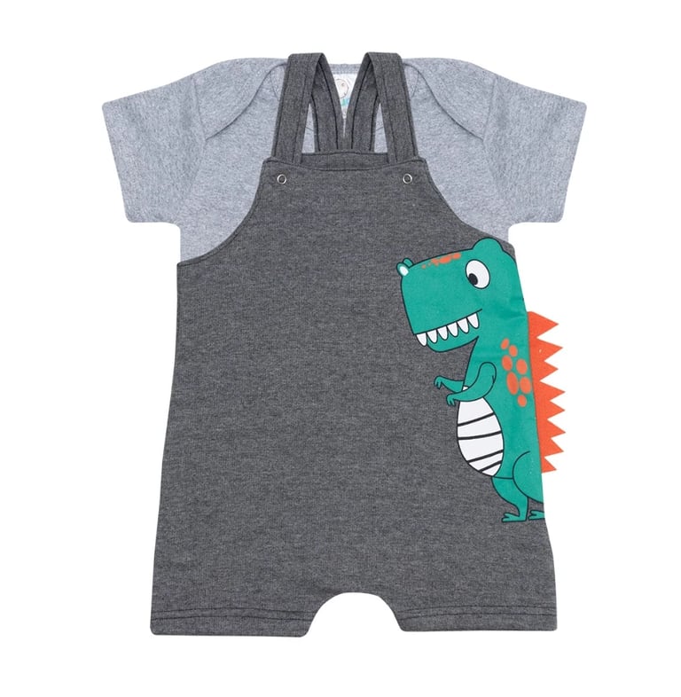 Conjunto Jardineira Menino e Menina