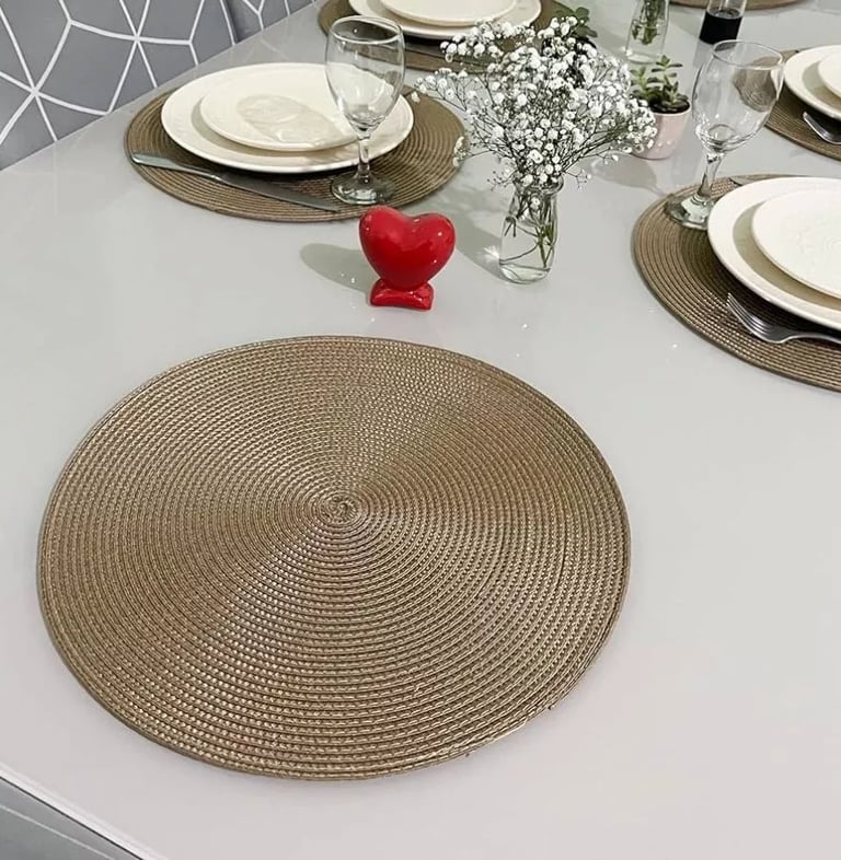 Kit 4 ou 6 Jogo Americano Souplast Redondo