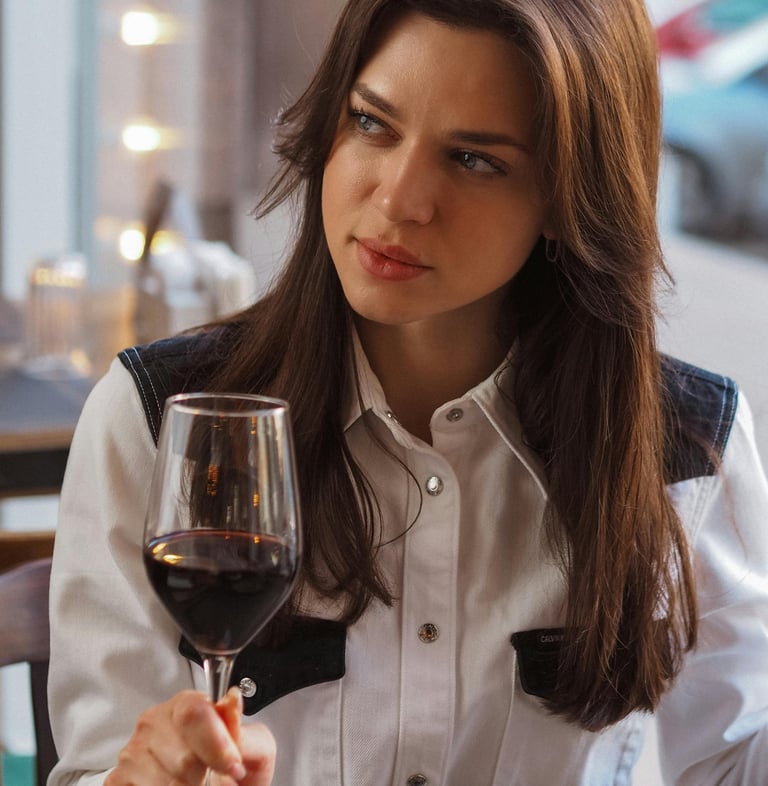 girl-drinking-wine
