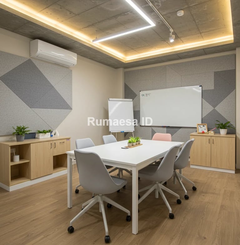 ruang meeting minimalis interior kantor