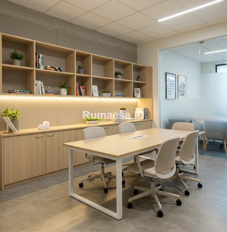 ruang meeting minimalis interior kantor