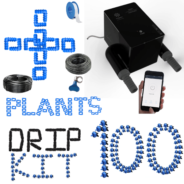 irrigator wifi garden timer with free drip kit for 30-150 plants