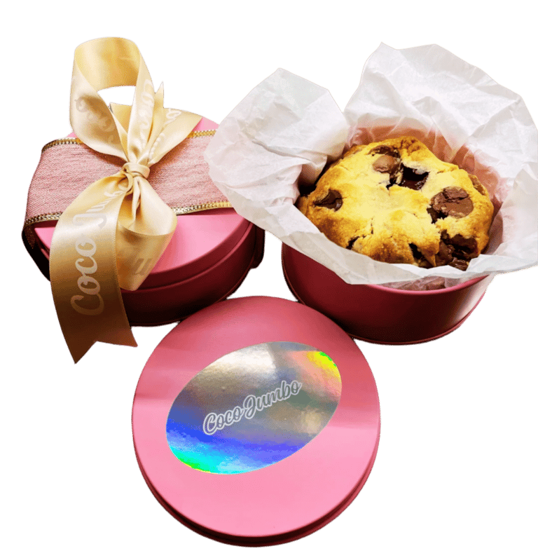 Gorgeous by Coco Jumbo, luxury gift cookie tins