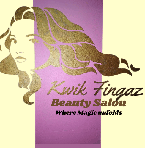 Kwik Fingaz Beauty Salon logo -Hair Experts located in Montego Bay.