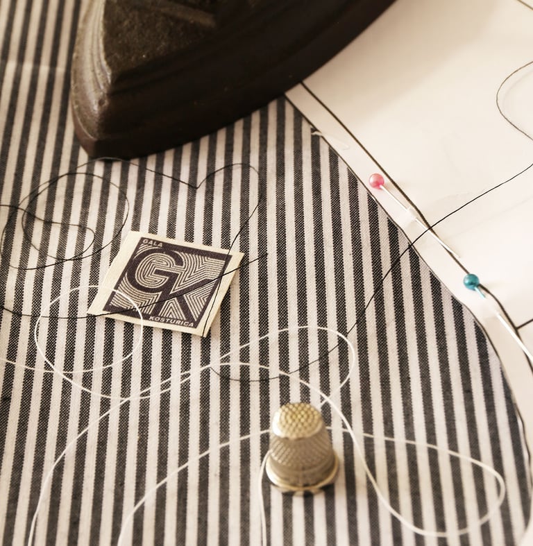 Patrón a medida en el taller de costura Gala Kosturica en Logroño