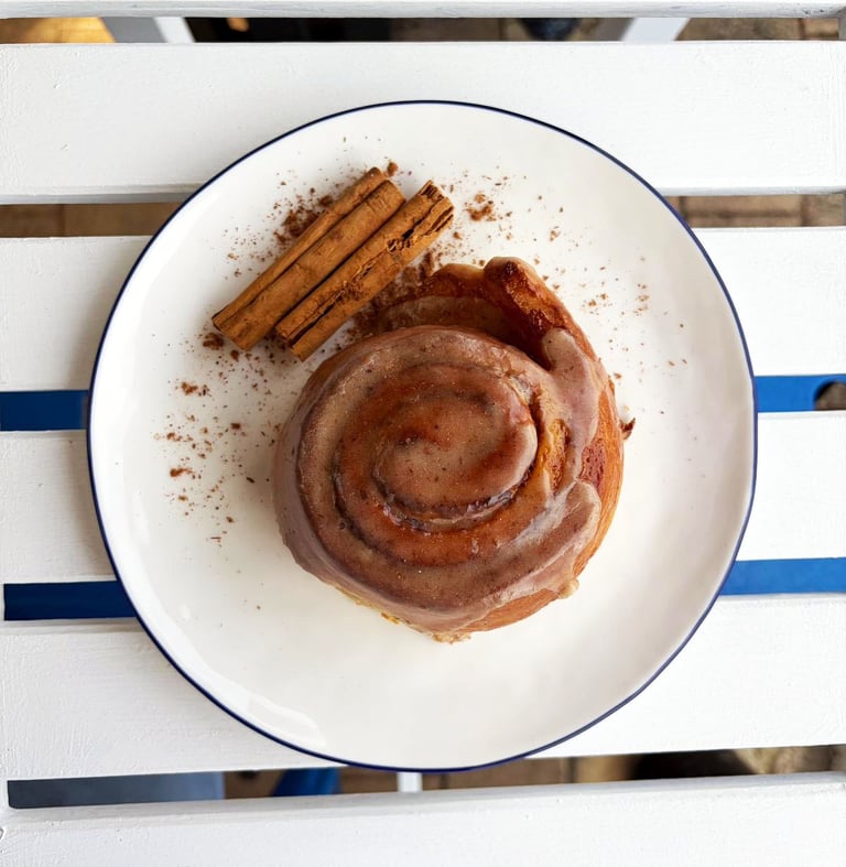 The best Cinnamon Scroll in Perth by Patisserie BLEU.