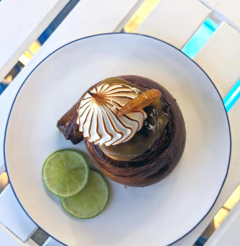 Lemon Meringue Scroll by Patisserie BLEU in Leeming Perth.