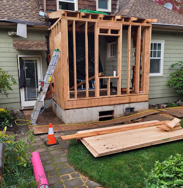 master bathroom home addition