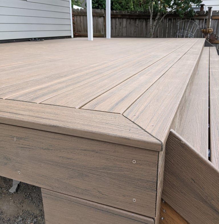 Composite Trex decking