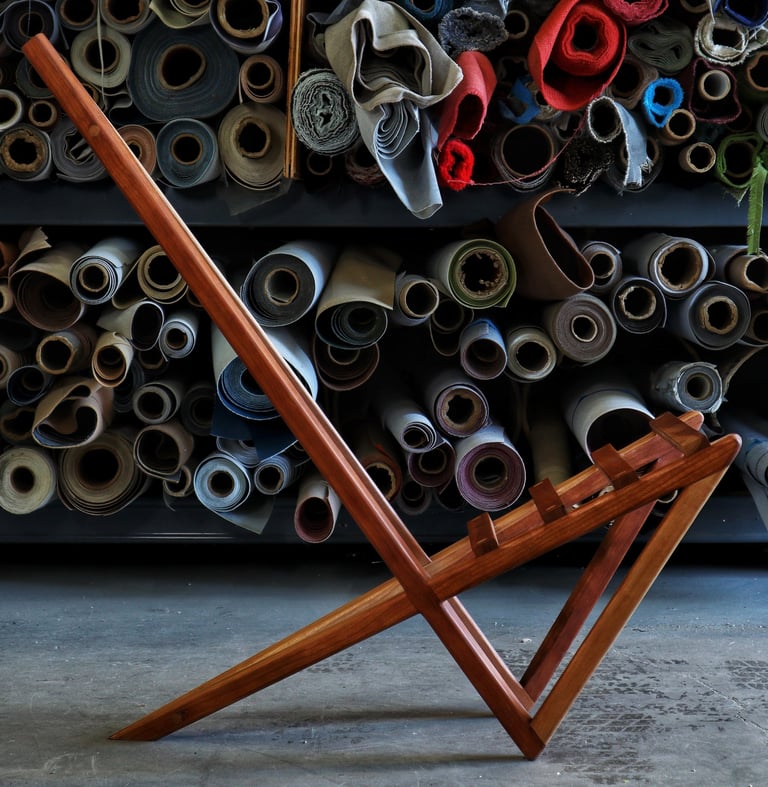Cool wooden lounge chair