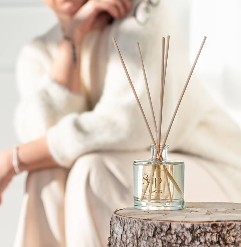 Namu kvapas su lazdelemis FIG LEAVES