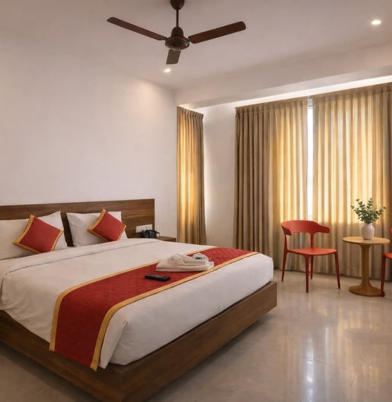 Deluxe Room rightly for couples, or small family. 