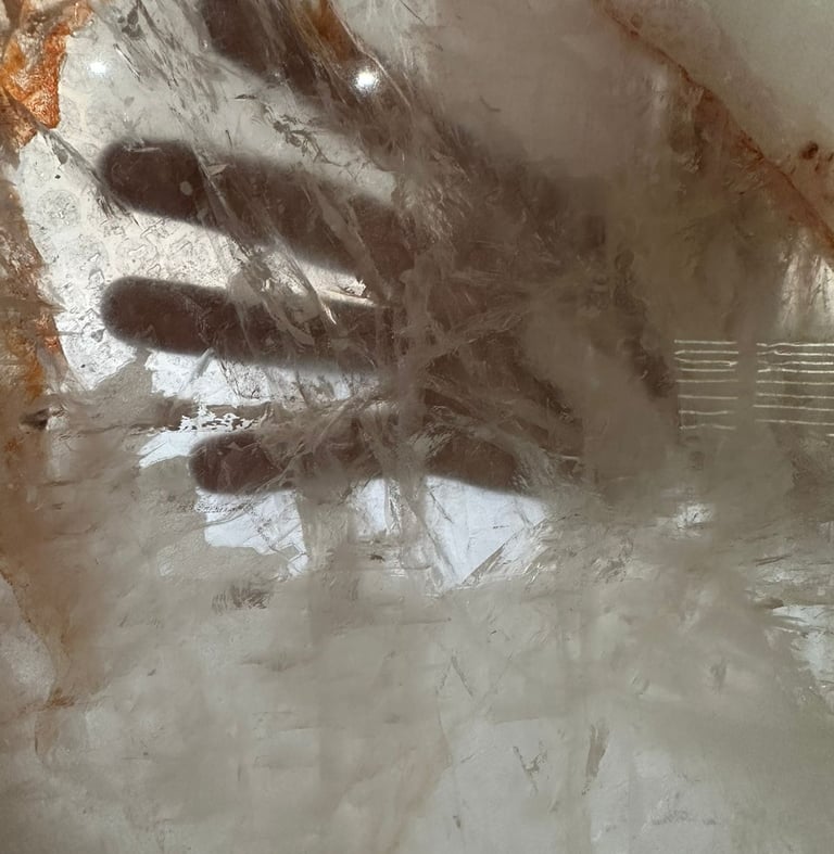 Cristal hematóide, um luxo.