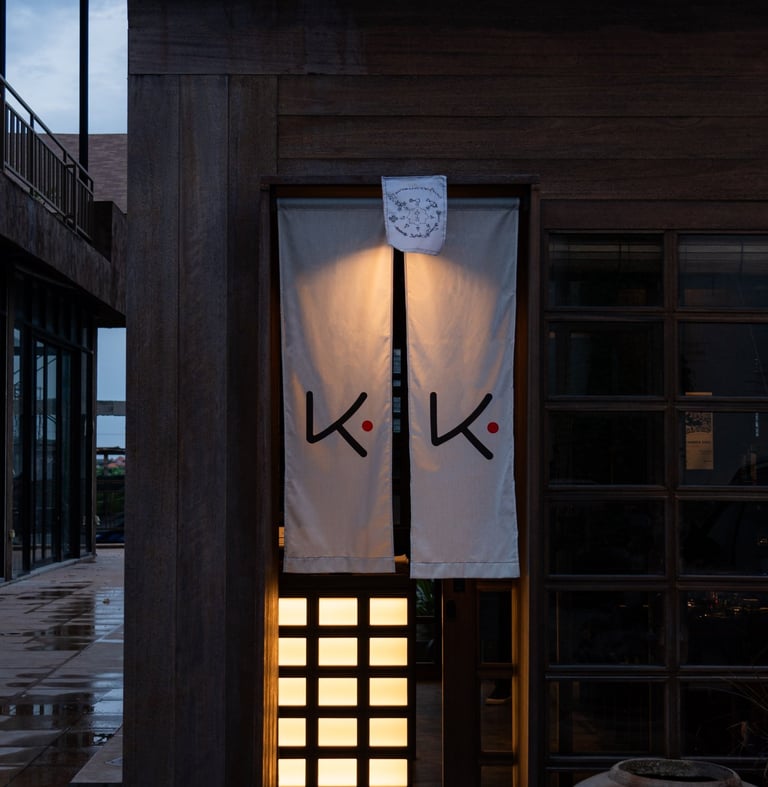Kenji Ramen Bali restaurant atmosphere - Japanese soul food dining experience in Bali