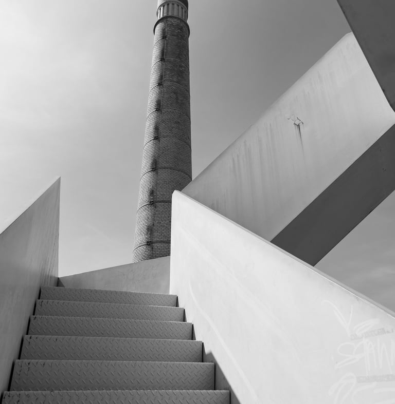 Moderne Architektur in Basel – Beispiel aus der Masterclass Architekturfotografie.