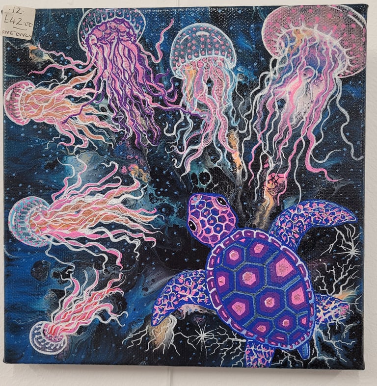 Sam Barnes jellyfish painting 