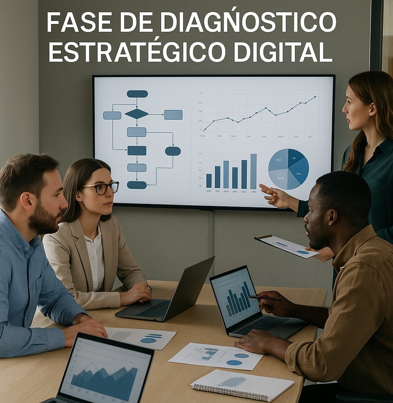 Fase de diagnóstico estratégico del programa transformación digital 90 días