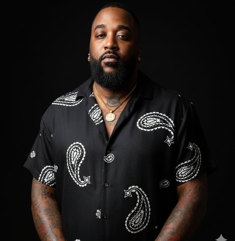 Andre black and grey tattoo artist specializing in cover-ups at Aura Tattoo Studios