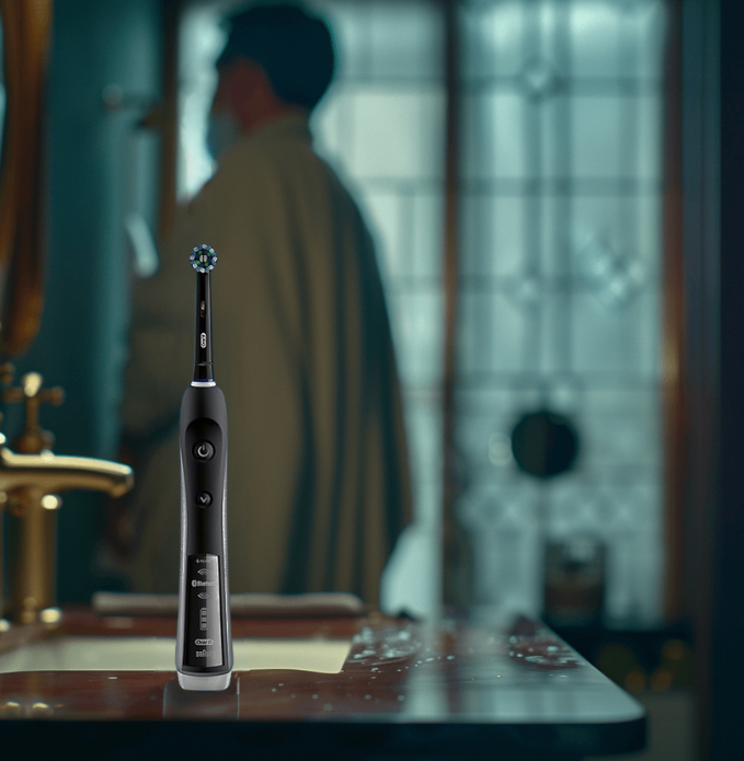 a toothbrush and a toothbrush on a table