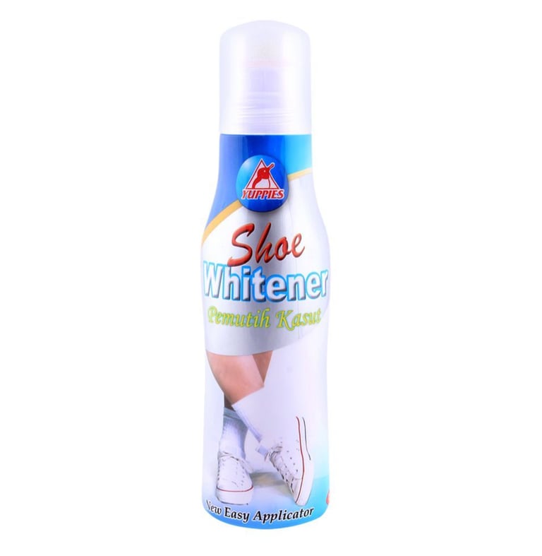 Yuppies Shoe Whitener 150ml – white shoe polish with anti-bacterial formula