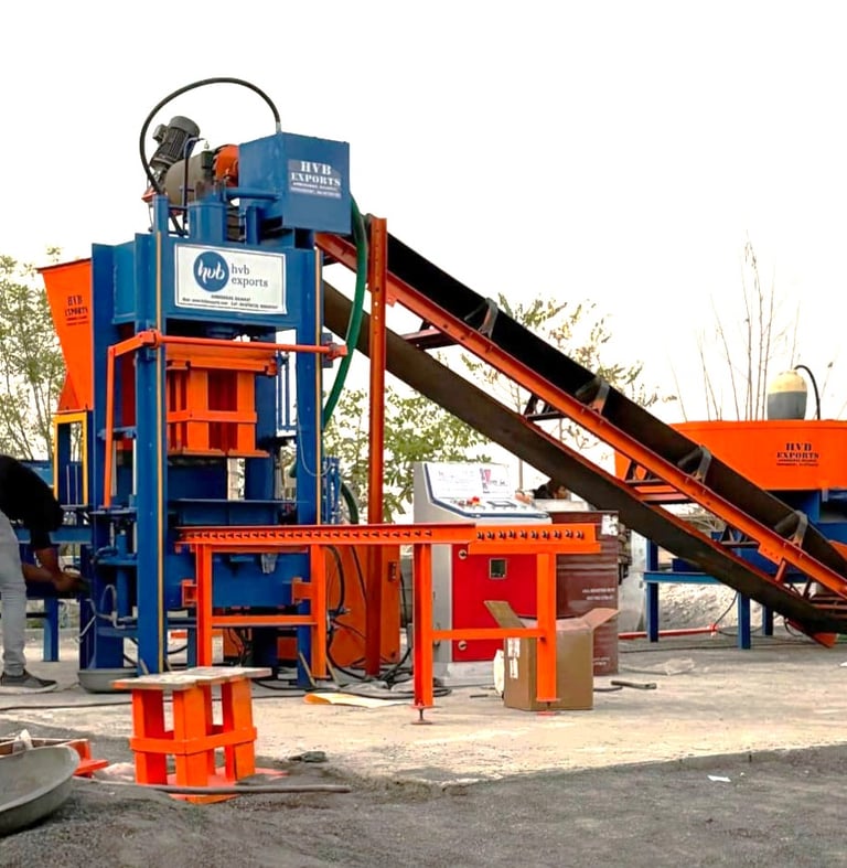 automatic fly ash brick making machine